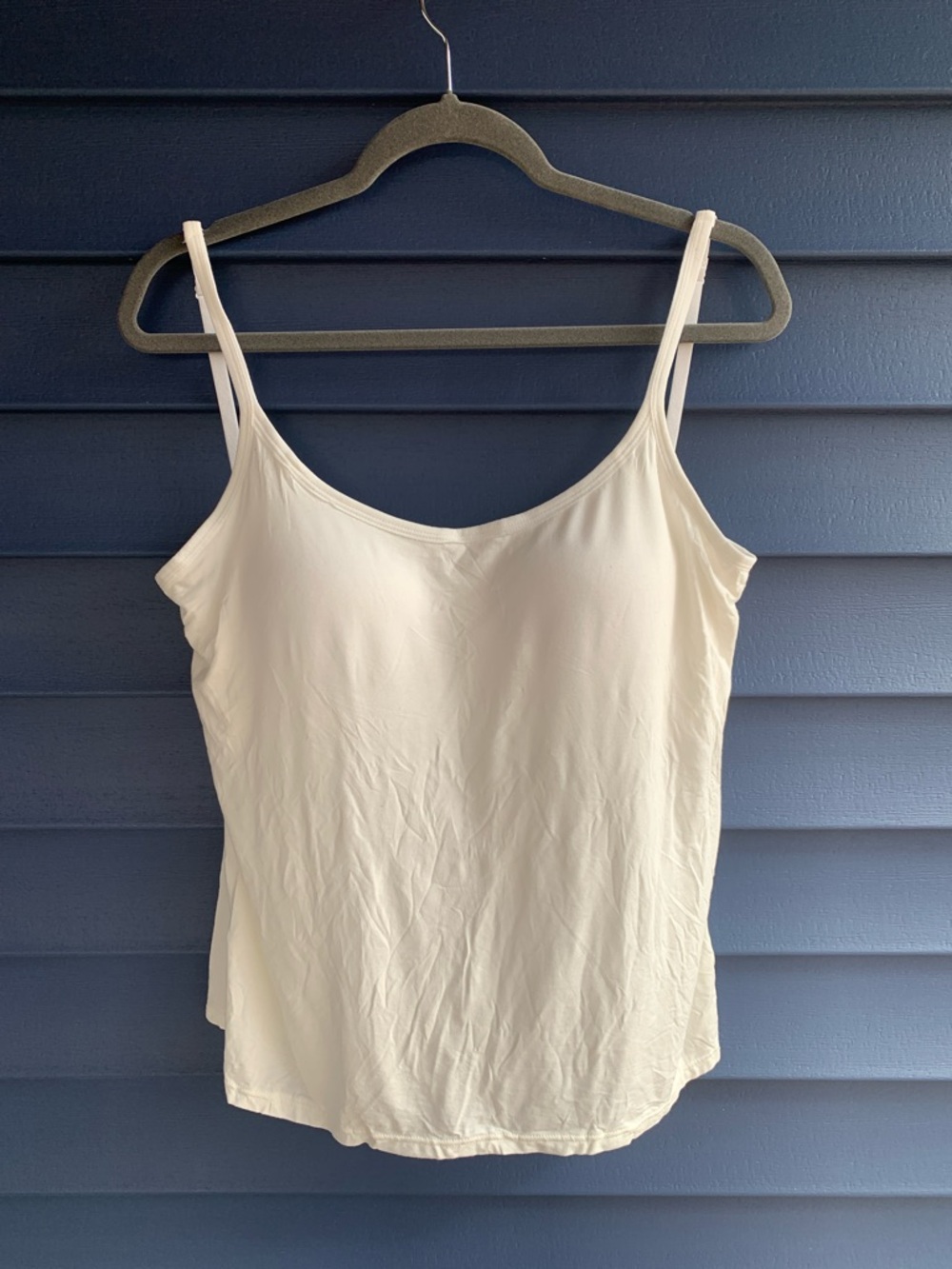 Everyday White Spaghetti-Strap Camisole